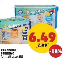 PENNY Bebelino - pannolini offerta