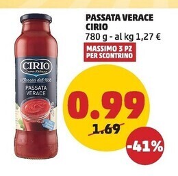 PENNY Cirio passata verace offerta