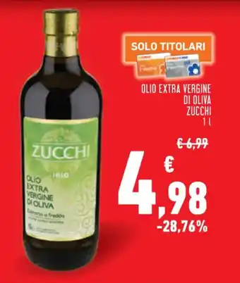 Conad OLIO EXTRA VERGINE DI OLIVA ZUCCHI 1 l offerta