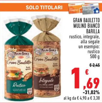 Conad GRAN BAULETTO MULINO BIANCO Barilla 500 g offerta