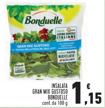 Conad INSALATA GRAN MIX GUSTOSO BONDUELLE conf. da 100 g offerta