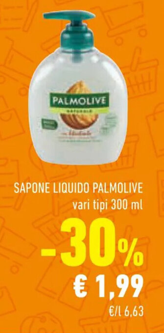 Conad SAPONE LIQUIDO PALMOLIVE vari tipi 300 ml offerta