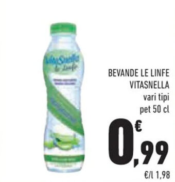 Conad BEVANDE LE LINFE VITASNELLA vari tipi pet 50 cl offerta