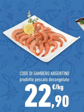 Conad CODE DI GAMBERO ARGENTINO offerta