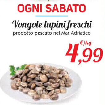 Conad Vongole lupini freschi offerta