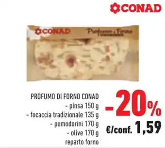 Conad PROFUMO DI FORNO CONAD - pinsa 150 g offerta