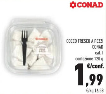 Conad COCCO FRESCO A PEZZI CONAD 120 g offerta