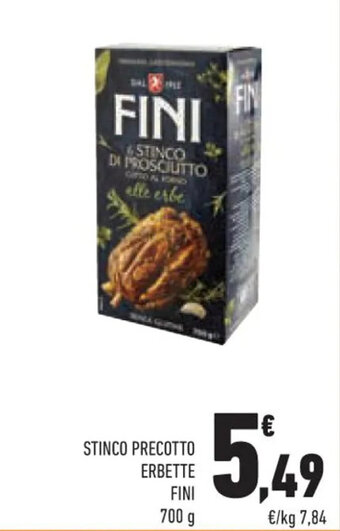 Conad STINCO PRECOTTO ERBETTE FINI 700 g offerta