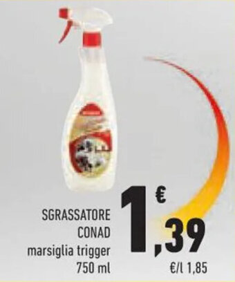 Conad SGRASSATORE CONAD marsiglia trigger 750 ml offerta