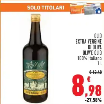Conad OLIO EXTRA VERGINE DI OLIVA OLIV'E OLIO 1 l offerta