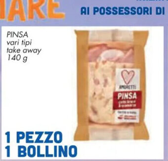 Conad PINSA vari tipi take away 140 g offerta