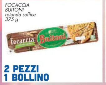 Conad FOCACCIA BUITONI rotonda soffice 375 g offerta