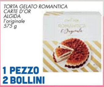 Conad TORTA GELATO ROMANTICA CARTE D'OR ALGIDA l'originale 575 g offerta