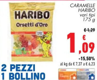 CARAMELLE HARIBO vari tipi 175 g