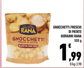 Conad GNOCCHETTI FRESCHI DI PATATE GIOVANNI RANA 500 g offerta