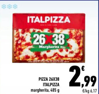 Conad PIZZA 26X38 ITALPIZZA margherita, 485 g offerta