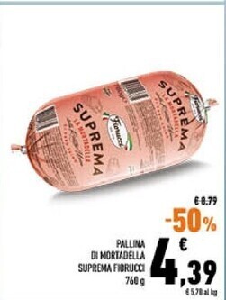 Conad City Fiorucci pallina di mortadella suprema offerta