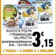 Conad City Valfrutta succo e polpa i triangolini offerta