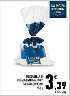 Conad City Sapori & dintorni mozzarella di bufala campana d.o.p offerta