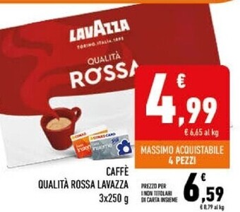 Lavazza caffè qualità rossa