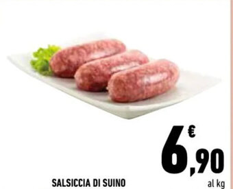 Conad SALSICCIA DI SUINO offerta