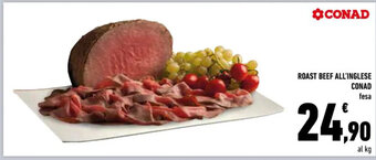 Conad ROAST BEEF ALL'INGLESE CONAD fesa offerta