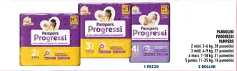 Conad PANNOLINI PROGRESSI PAMPERS offerta