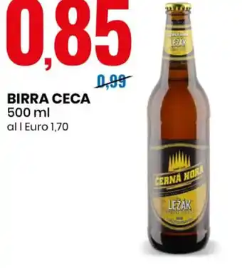 Eurospin BIRRA CECA 500 ml all Euro 1,70 offerta