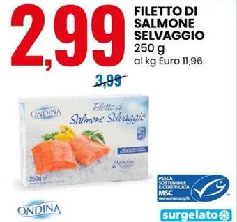 Filetto di Salmone Selvaggio 250 g
