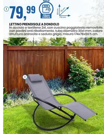 Eurospin LETTINO PRENDISOLE A DONDOLO offerta