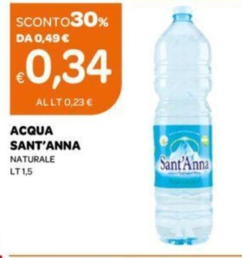 ACQUA SANT'ANNA NATURALE LT 1,5