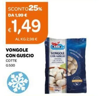 Ekom VONGOLE CON GUSCIO COTTE G 500 offerta