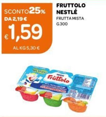 Ekom FRUTTOLO NESTLÉ FRUTTA MISTA G 300 offerta