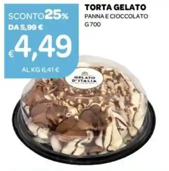 Ekom TORTA GELATO PANNA E CIOCCOLATO G700 offerta