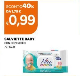 Ekom SALVIETTE BABY CON COPERCHIO 72 PEZZI offerta