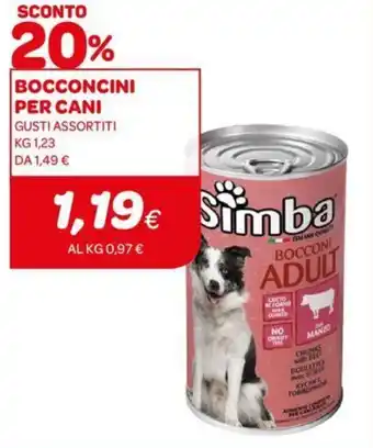 Ekom BOCCONCINI PER CANI GUSTI ASSORTITI KG 1,23 offerta