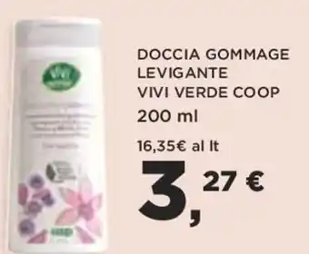 Coop DOCCIA GOMMAGE LEVIGANTE VIVI VERDE COOP 200 ml offerta