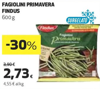 Coop FAGIOLINI PRIMAVERA FINDUS 600 g offerta