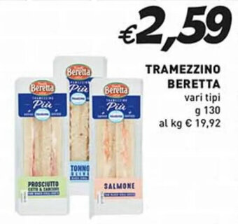 TRAMEZZINO BERETTA vari tipi g 130