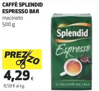 Coop CAFFÈ SPLENDID ESPRESSO BAR macinato 500 g offerta