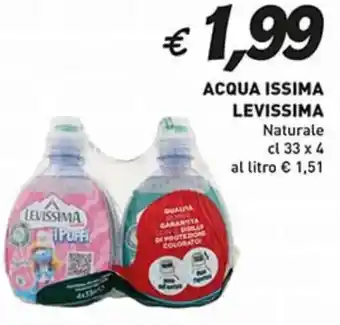 Coal ACQUA ISSIMA LEVISSIMA Naturale cl 33 x 4 offerta