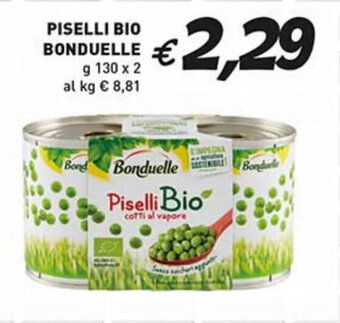 Coal PISELLI BIO BONDUELLE g 130 x 2 offerta