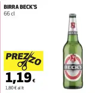 Coop BIRRA BECK'S 66 cl offerta