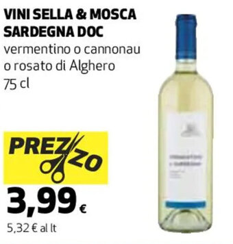 Coop VINI SELLA & MOSCA SARDEGNA DOC 75 cl offerta