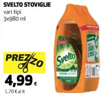 Coop SVELTO STOVIGLIE vari tipi 3x980 ml offerta