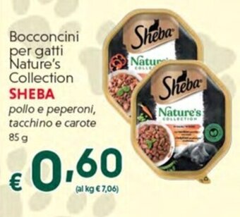 DiMeglio Bocconcini per gatti Nature's Collection SHEBA 85 g offerta