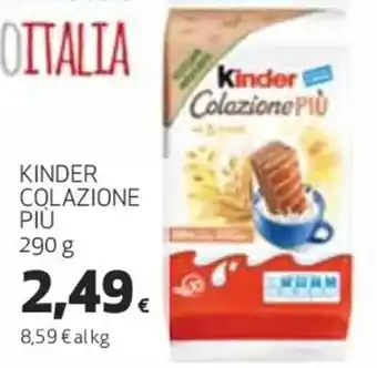Coop KINDER COLAZIONE PIÙ 290 g offerta