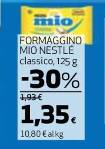 Coop FORMAGGINO MIO NESTLÉ 125 g offerta
