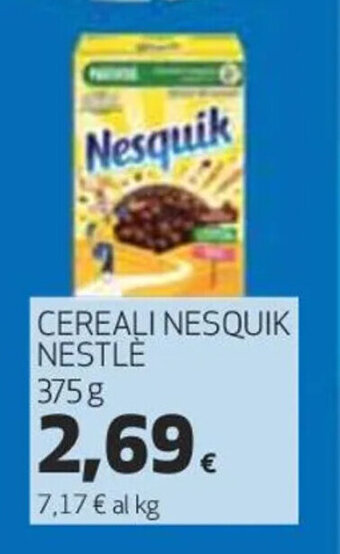 Coop CEREALI NESQUIK NESTLÈ 375 g offerta