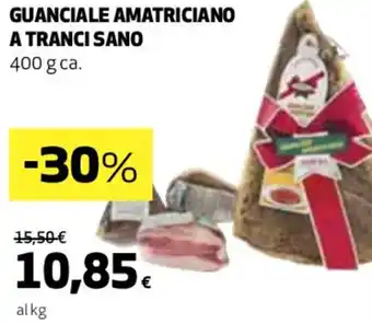 Coop GUANCIALE AMATRICIANO A TRANCI SANO 400 g offerta